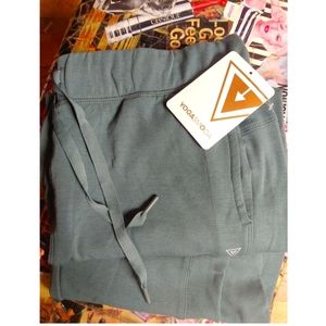 Plain green sweatpant joggers